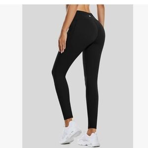 Womens Baleaf Yoga Workout Fleece Lined Outdoor Hiking Leggings